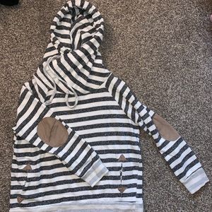 Double hood style boutique sweatshirt
